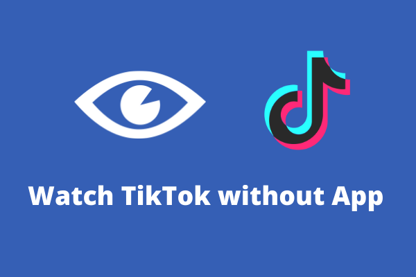 Can I watch TikTok videos without the application?